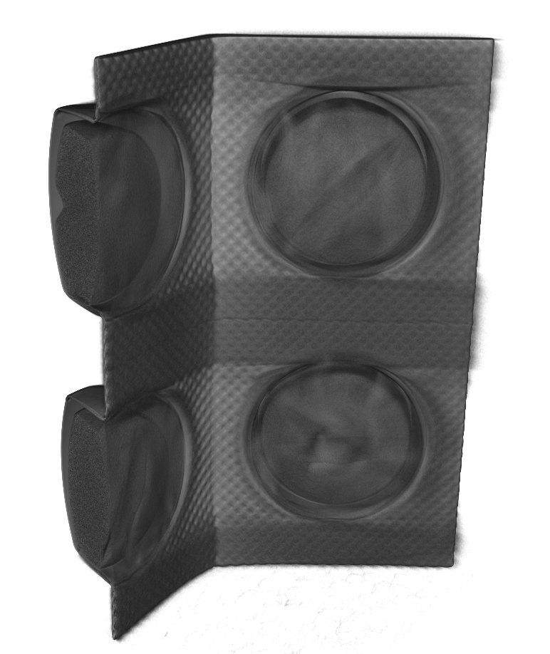Tablets inside a sealed blister pack