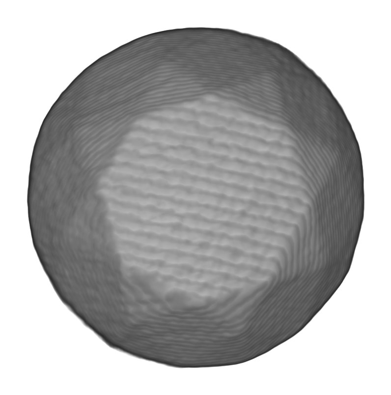 Diamond: Top view: the table facet